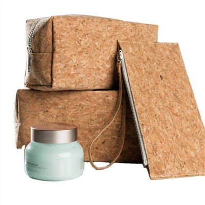 Genți de machiaj cosmetice unice Portugalia Cork