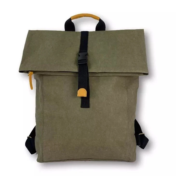Waterproof Washable Kraft Paper Backpack