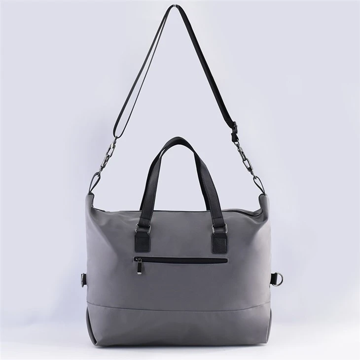 Customized Gray Nylon Sport Bag With Yoga Mat