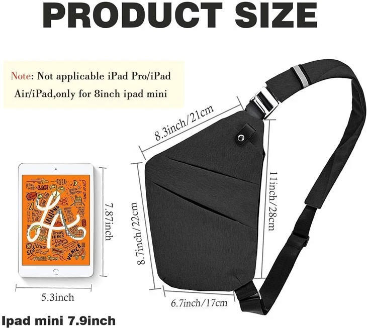 Anti Theft Crossbody Bag
