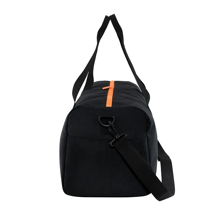 Black Orange Duffel Fashion Gym Bag