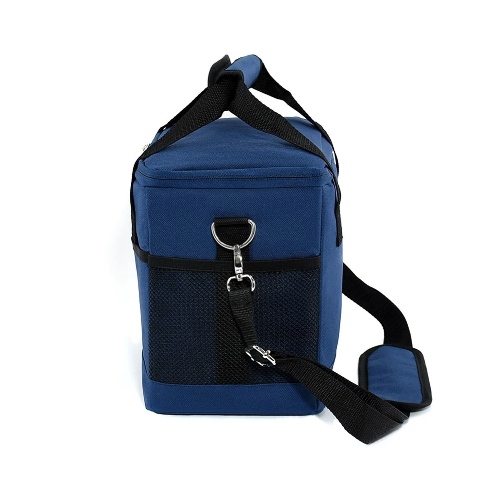 Fashion Polyester Blue Lunch Cooler Bag Supplier
