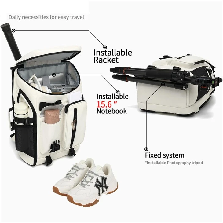 Badminton Backpack Bag With Shoe Compartment Factory