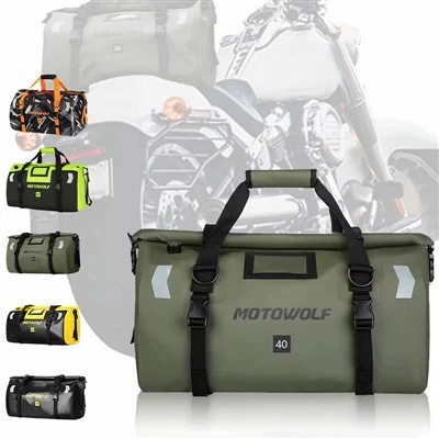 Saci uscati pentru exterior pentru motociclete, impermeabili, cu imprimare reflectorizanta