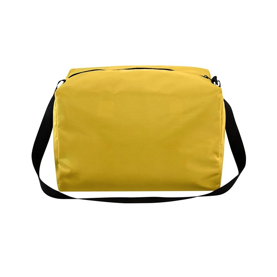 Yellow Ripstop Polyester Crossbody Bag